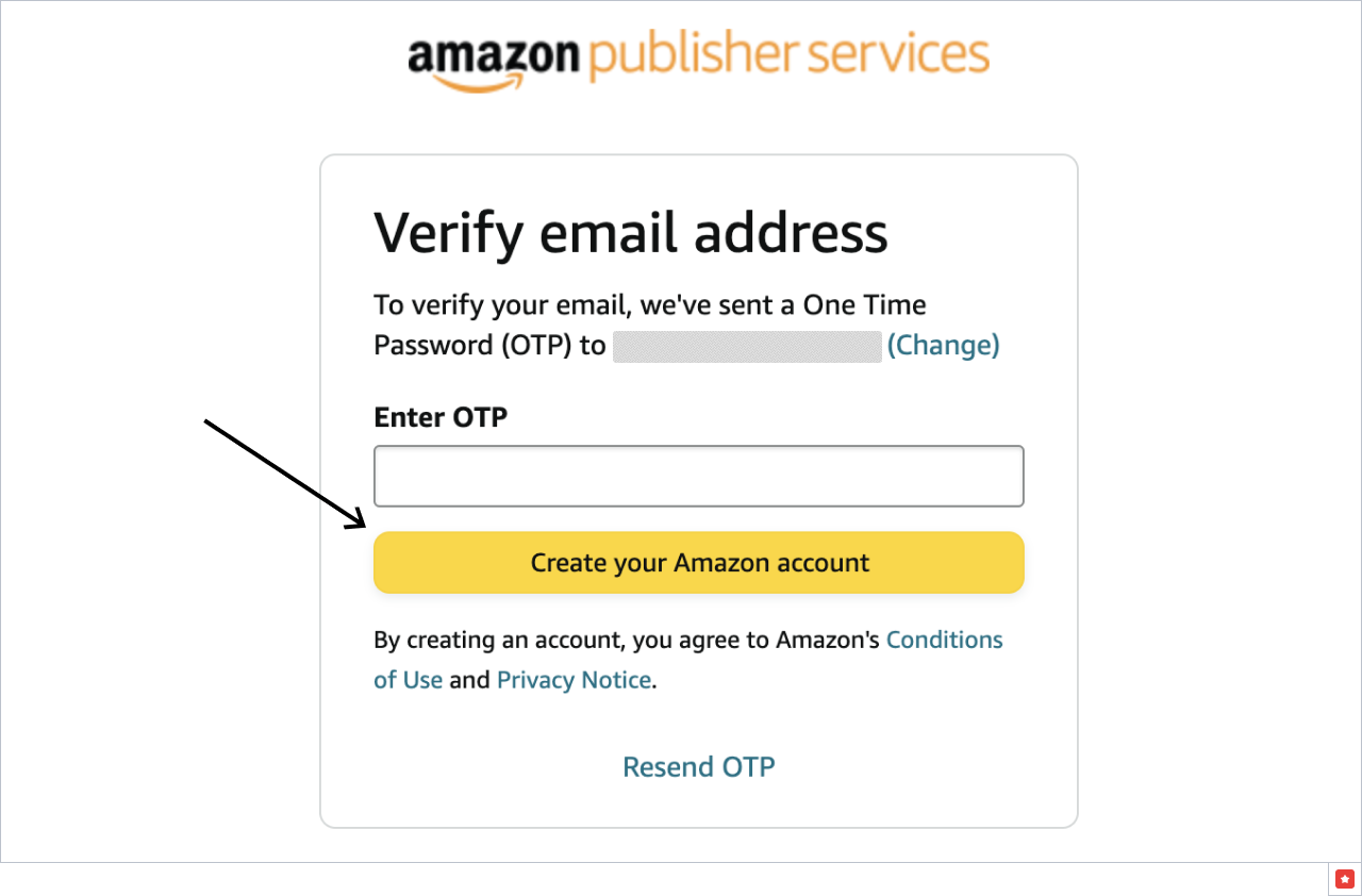 Fill account details