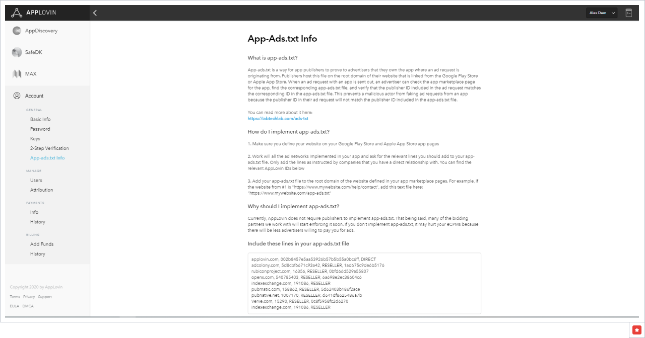 App-ads.txt info