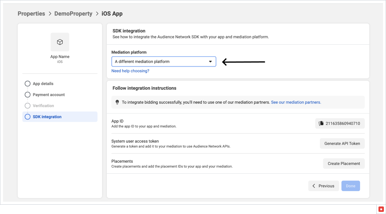 Choose mediation platform