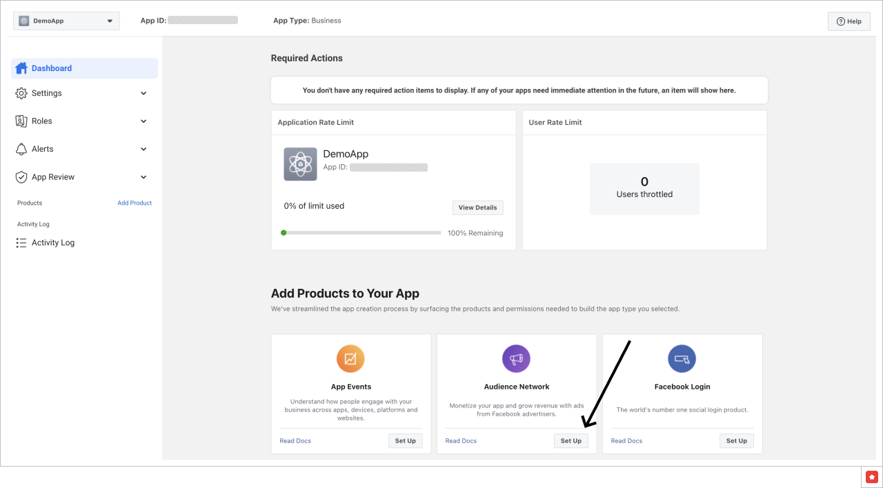 Set up Audience Network